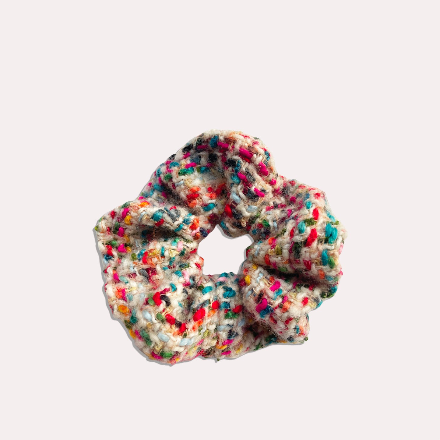 Confetti Dreams Knitted Scrunchie